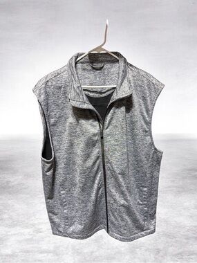 Echo Heather Gray Performance Golf Vest NWOT